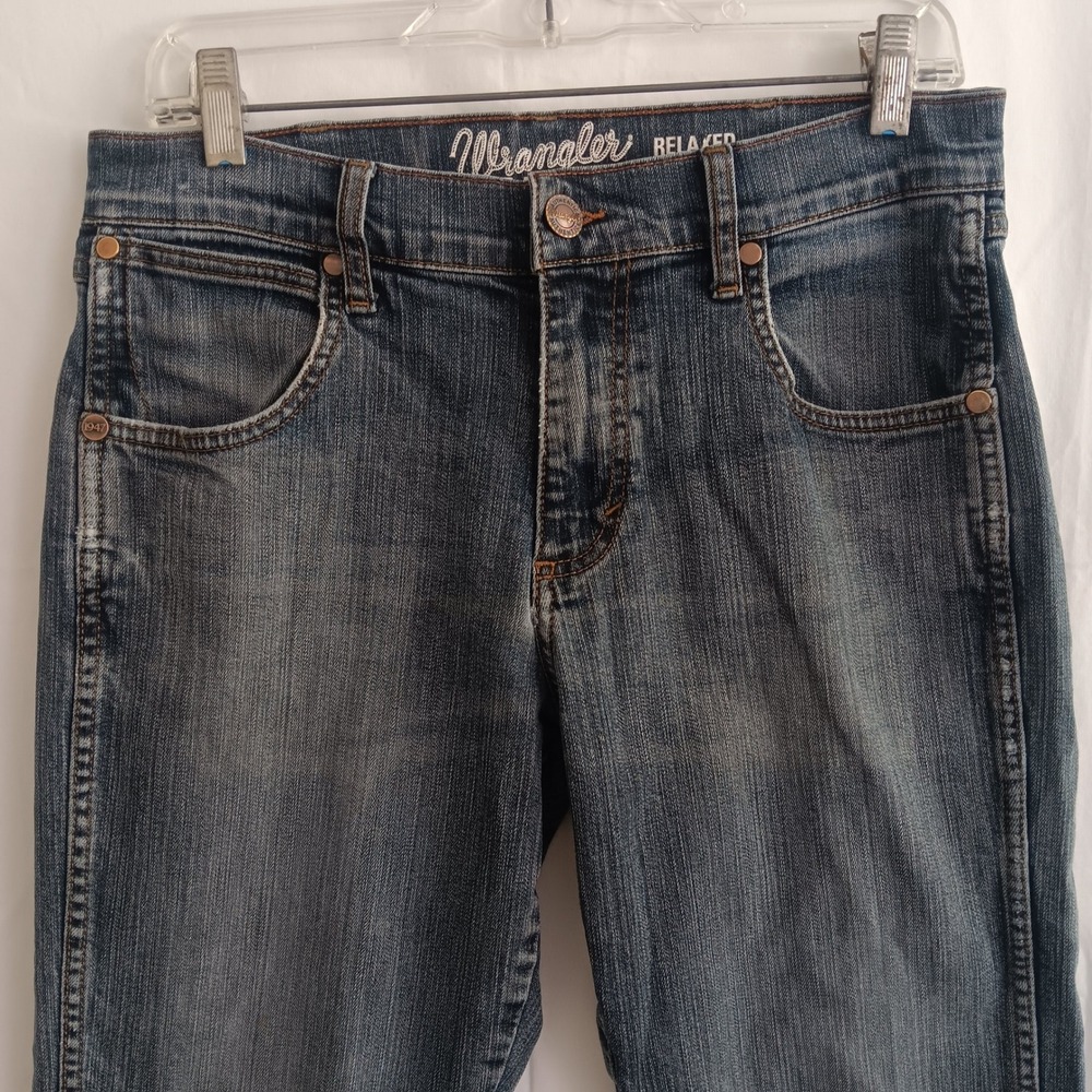 Wrangler Retro Relaxed Bootcut Jeans Mens 30x36 *31x36 Blue WRT20FL Stretch - Picture 10 of 10